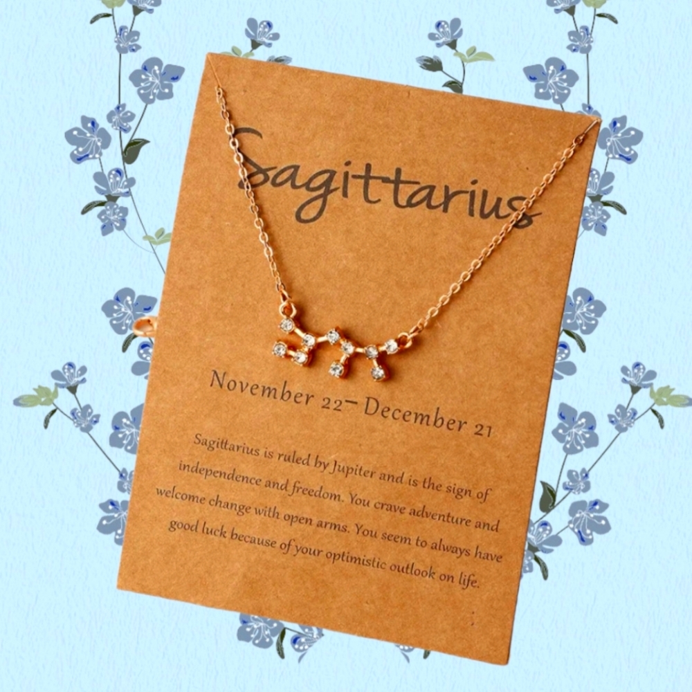 Sagittarius Zodiac Necklace